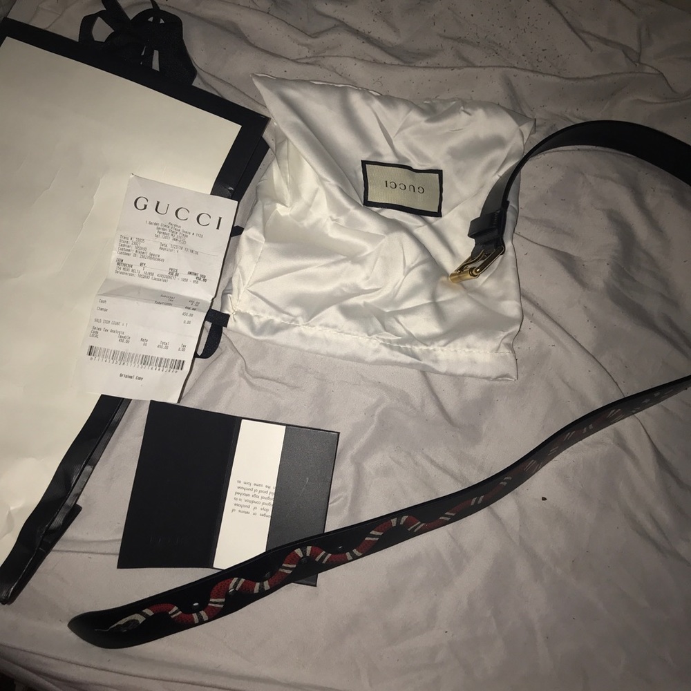 Gucci Snake Belt